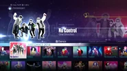 No Control on the Just Dance 2016 menu (8th-gen)