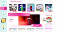 Stuck On A Feeling on the Just Dance 2020 menu