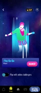 Just Dance Now coach selection screen (2024 update, phone)