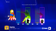 Just Dance 2018 coach selection screen (camera)