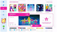 Temperature jd2021 menu.png (1.72 MB) Temperature on the Just Dance 2021 menu