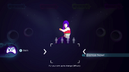 Just Dance 3 coach selection screen (Xbox 360)