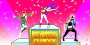 The coach on the icon for the playlist "Just Dance 2020 Hits" (along with Spoon and I Am the Best (Extreme Version))