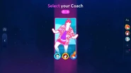 Tela de seleção de dançarino no Just Dance 2023 Edition