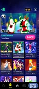 Last Christmas on the Just Dance Now menu (2024 update, phone)