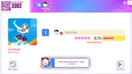 Just Dance Now scoring screen (2020 update)