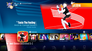 Taste The Feeling (Olympic Version) on the Just Dance 2018 menu