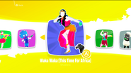 Waka Waka (This Time for Africa) (Kids Version) on the Just Dance 2018 menu (Kids Mode)