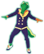 The album coach seen in The Art of Just Dance (10th Anniversary Edition)