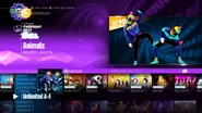 Animals on the Just Dance 2017 menu