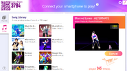 Blurred Lines (Extreme Version) on the Just Dance Now menu (2020 update, computer)