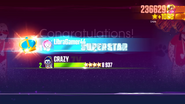 Just Dance 2017 scoring screen