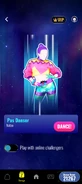 Just Dance Now coach selection screen (2024 update, phone)