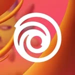 Just Dance 2025 Edition-themed Ubisoft logo