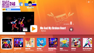 Me And My Broken Heart on the Just Dance Now menu (2017 update, computer)