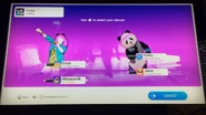 Just Dance 2019 coach selection screen