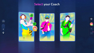 Just Dance 2023 Edition coach selection screen