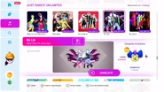 No Lie on the Just Dance 2019 menu