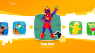 Funky Robot on the Just Dance 2018 menu (Kids Mode)