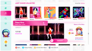 Proud Mary on the Just Dance 2020 menu