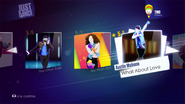 What About Love on the Just Dance 2014 menu