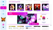 Youth on the Just Dance 2019 menu