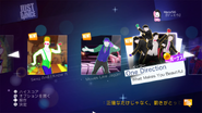 What Makes You Beautiful on the Just Dance Wii U menu