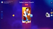 Just Dance 2025 Edition coach selection screen