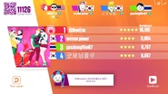 Cheerleader jdnow score updated.png (1.28 MB) Just Dance Now scoring screen (2017 update)