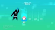 Just Dance 2020 coach selection screen (Wii)