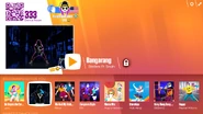 Bangarang on the Just Dance Now menu (2017 update, computer)