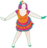 The album coach seen in The Art of Just Dance (10th Anniversary Edition)