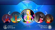 Cosmic Girl on the Just Dance: Best Of menu