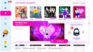 Heartbeat jd2019 menu.png (906 KB) Heartbeat Song on the Just Dance 2019 menu