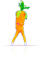 Swaggy Carrot’s appearance in error pages in the June 2017 version of Just Dance Now