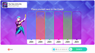 Just Dance 2020 coach selection screen (Extreme, 8th-gen, camera)