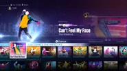 Cantfeelmyface jd2016 menu.png (2.23 MB) Can’t Feel My Face on the Just Dance 2016 menu
