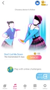 Just Dance Now coach selection screen (2020 update, phone)