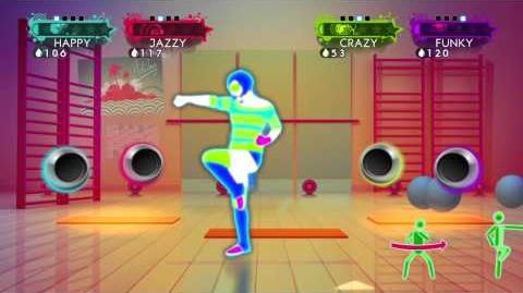 Just Dance 3 - I Was Made For Loving You Sweat mode Wii footage EUROPE