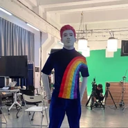 Behind the scenes (unused male coach)