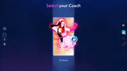 Tela de seleção de treinador do Just Dance 2023 Edition