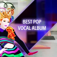 Image promoting Eternal Sunshine being nominated for the Grammy Award for Best Pop Vocal Album