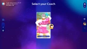 Just Dance 2025 Edition coach selection screen
