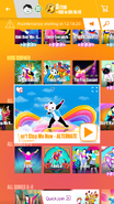 Don’t Stop Me Now (Panda Version) on the Just Dance Now menu (2017 update, phone)