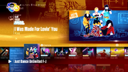 I Was Made For Lovin’ You on the Just Dance 2017 menu