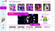 Just Dance on the Just Dance 2019 menu