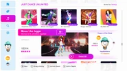 Moves Like Jagger on the Just Dance 2019 menu