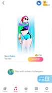 Just Dance Now coach selection screen (2020 update, phone)