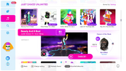 Beauty And A Beat on the Just Dance 2019 menu