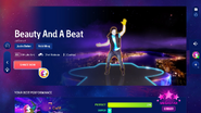 Just Dance 2024 Edition info screen